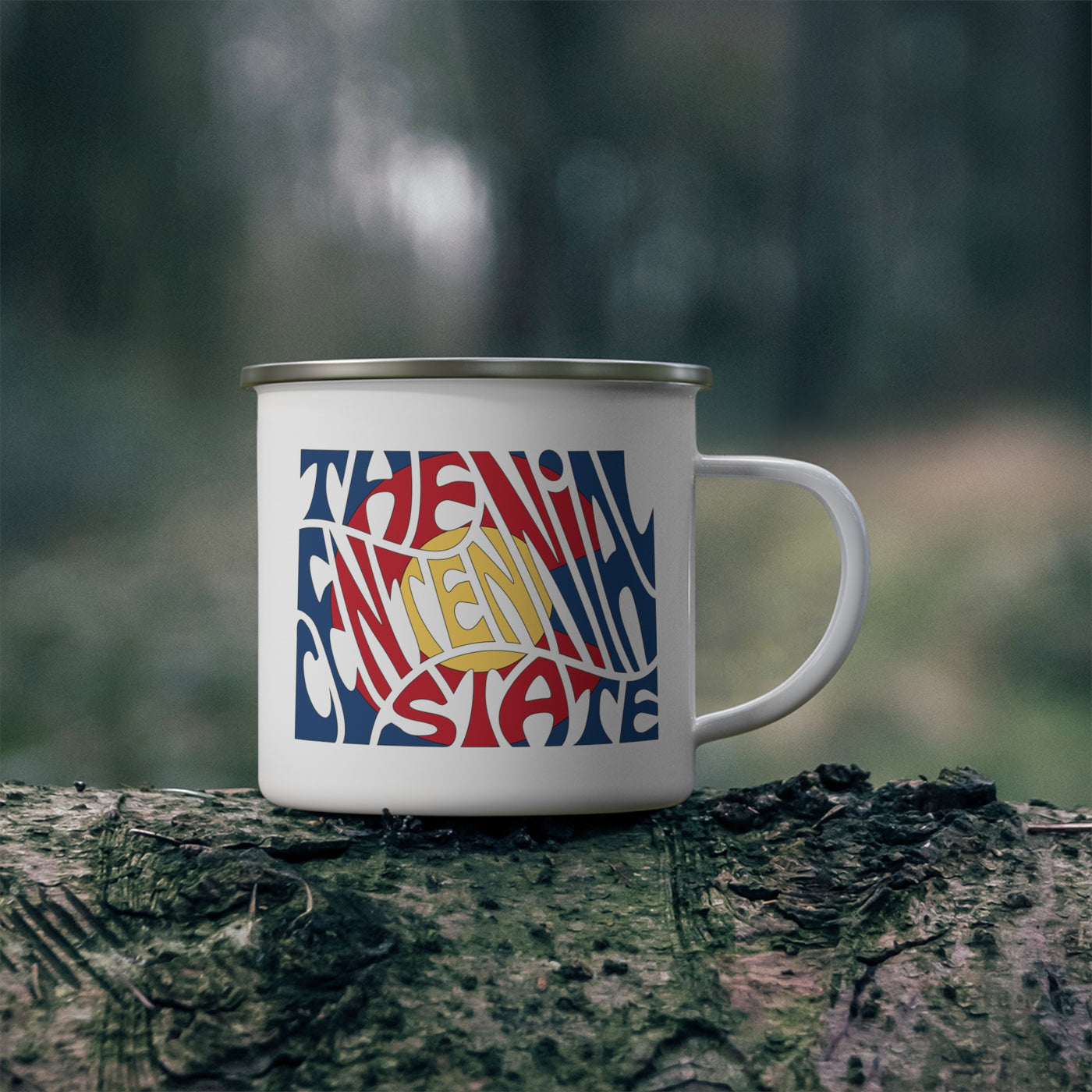 Colorado Nickname Enamel Camping Mug