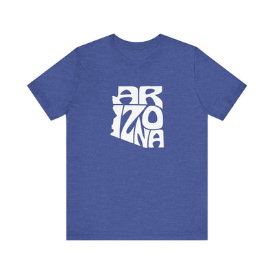 Arizona State Shape Unisex T-Shirt Heather True Royal / XS - The Northwest Store