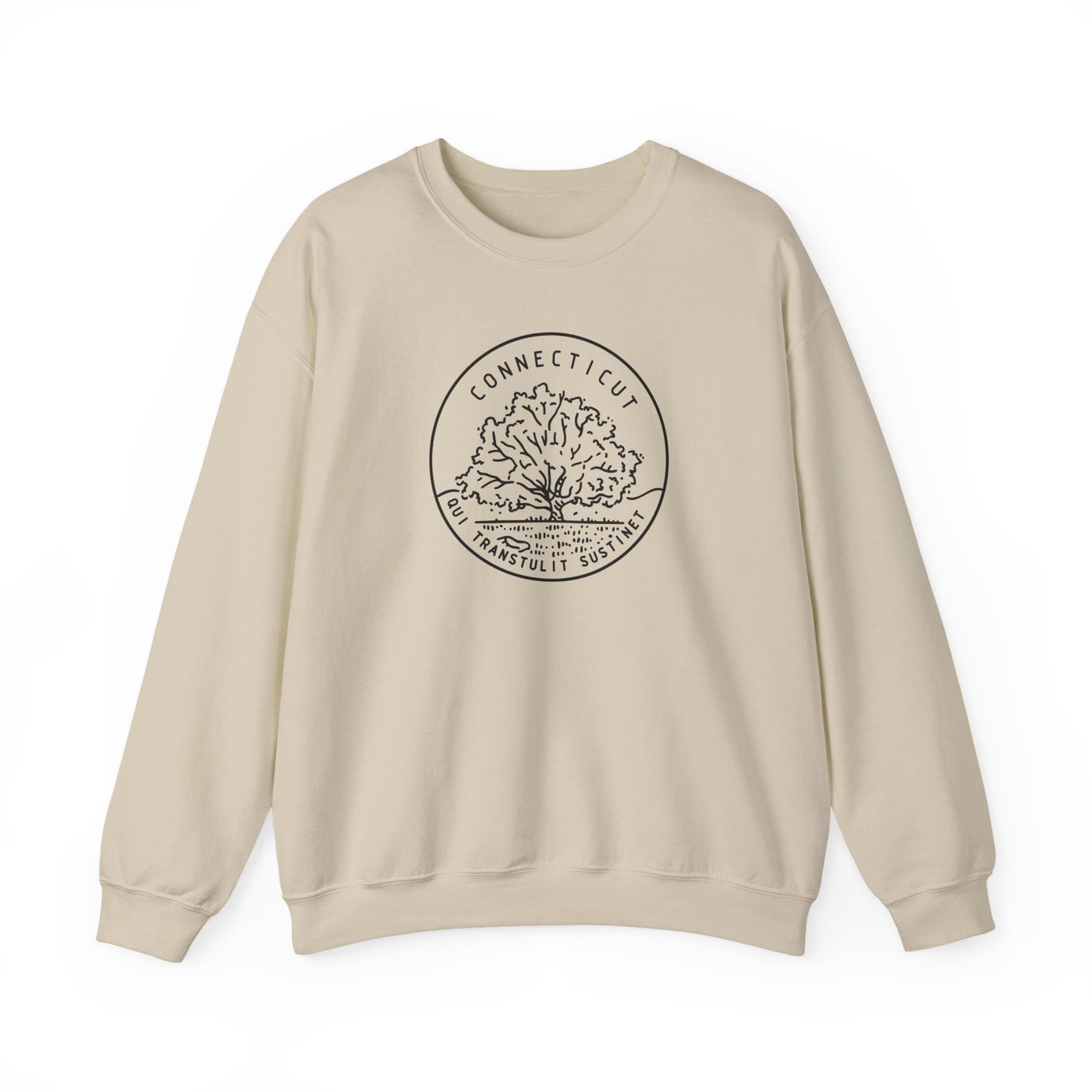 Connecticut State Motto Crewneck Sweatshirt