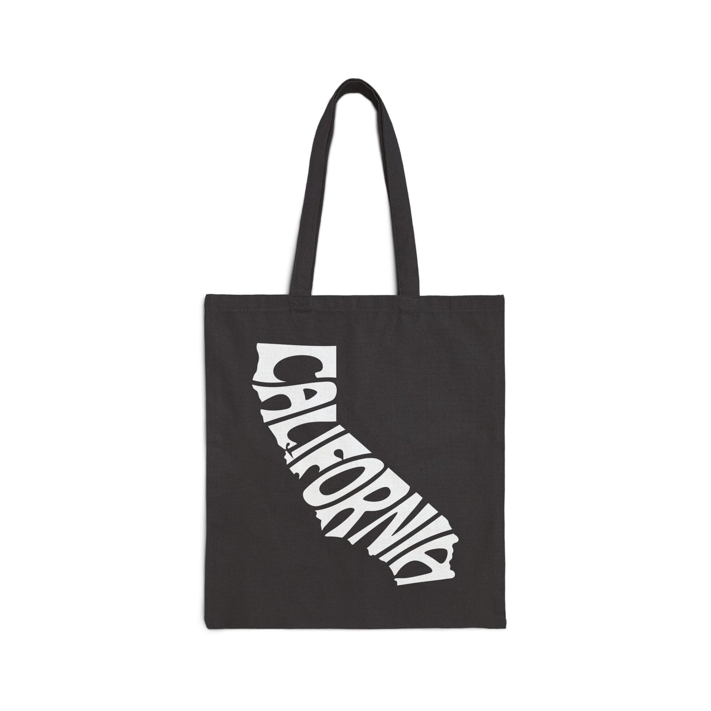 California State Shape Tote Bag Black / 15" x 16" - The Northwest Store