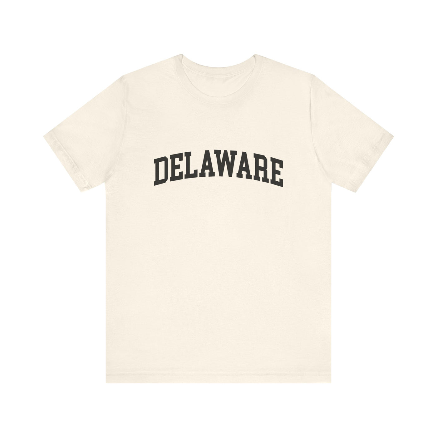 Delaware Varsity Unisex T-Shirt Natural / XS - The Northwest Store