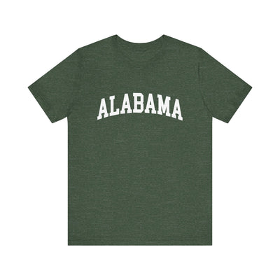 Alabama Varsity Unisex T-Shirt Heather Forest / XS - The Northwest Store