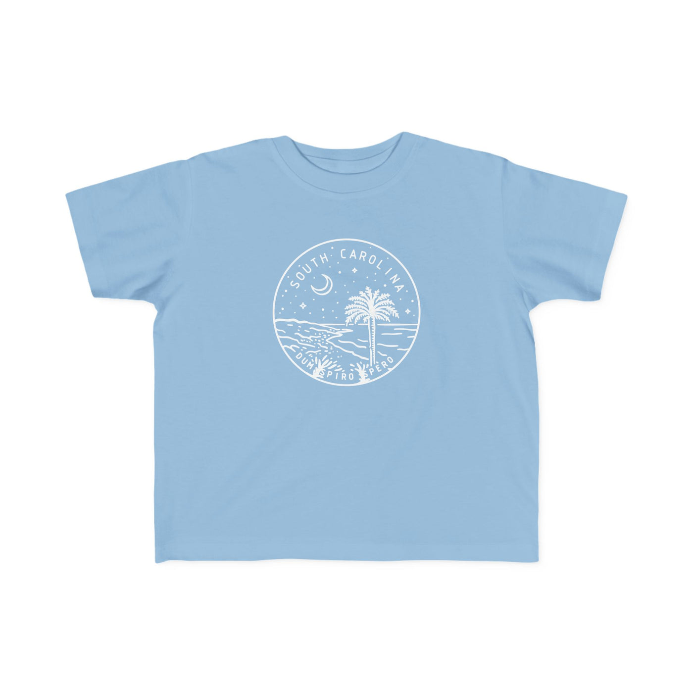 South Carolina State Motto Toddler Tee Light Blue / 2T - The Northwest Store