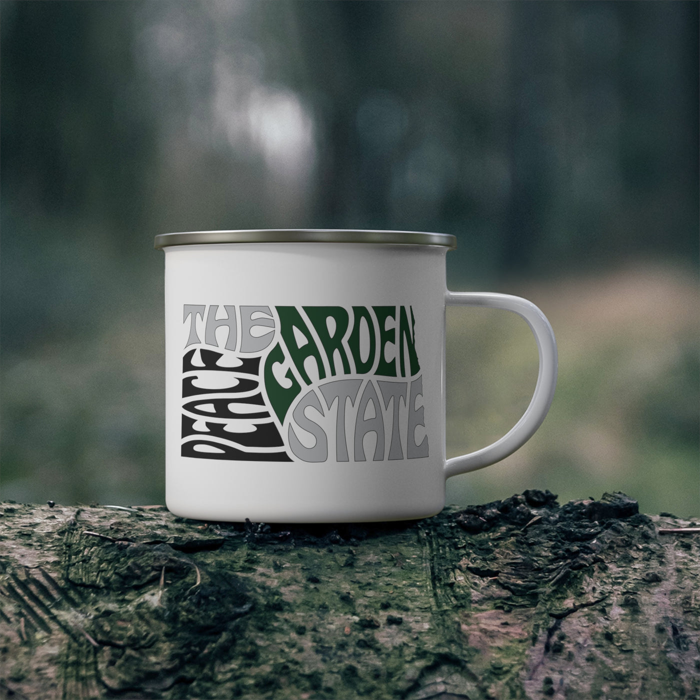 North Dakota Nickname Enamel Camping Mug