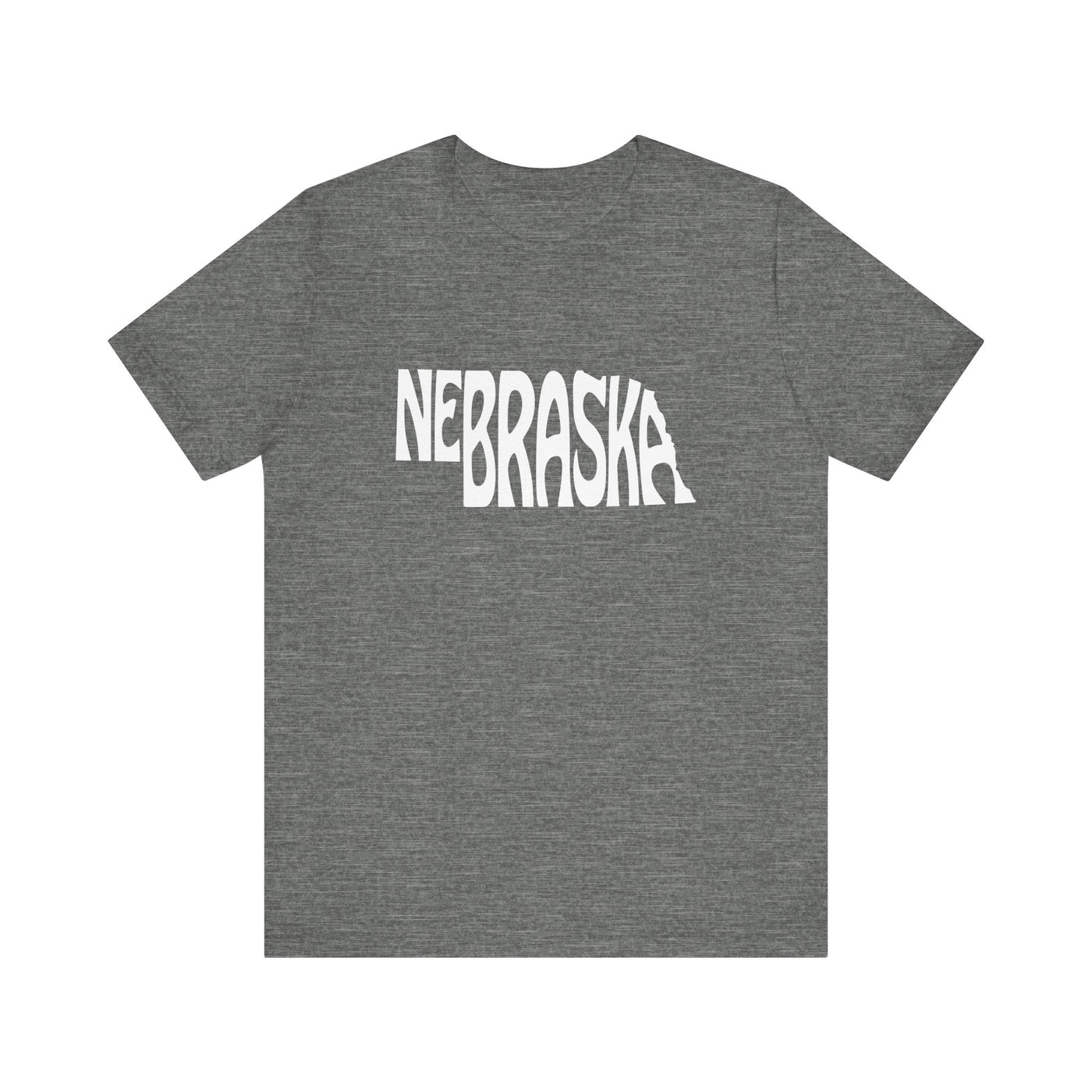 Nebraska State Shape Unisex T-Shirt