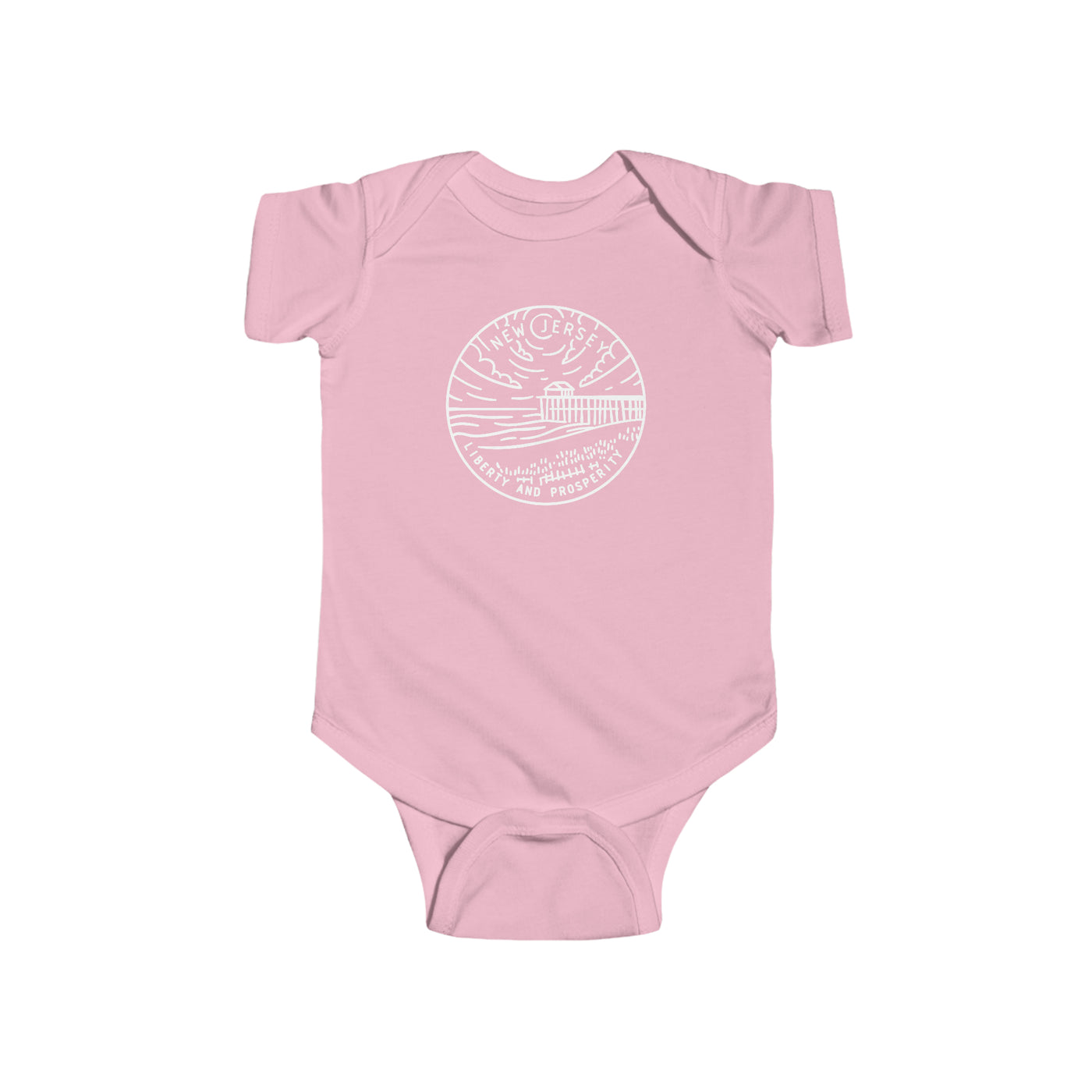 New Jersey State Motto Baby Bodysuit