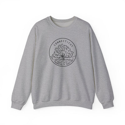 Connecticut State Motto Crewneck Sweatshirt