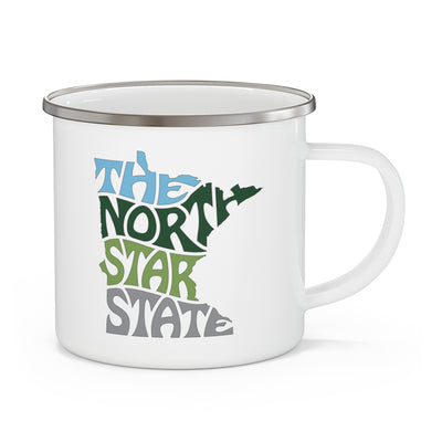 Minnesota Nickname Enamel Camping Mug