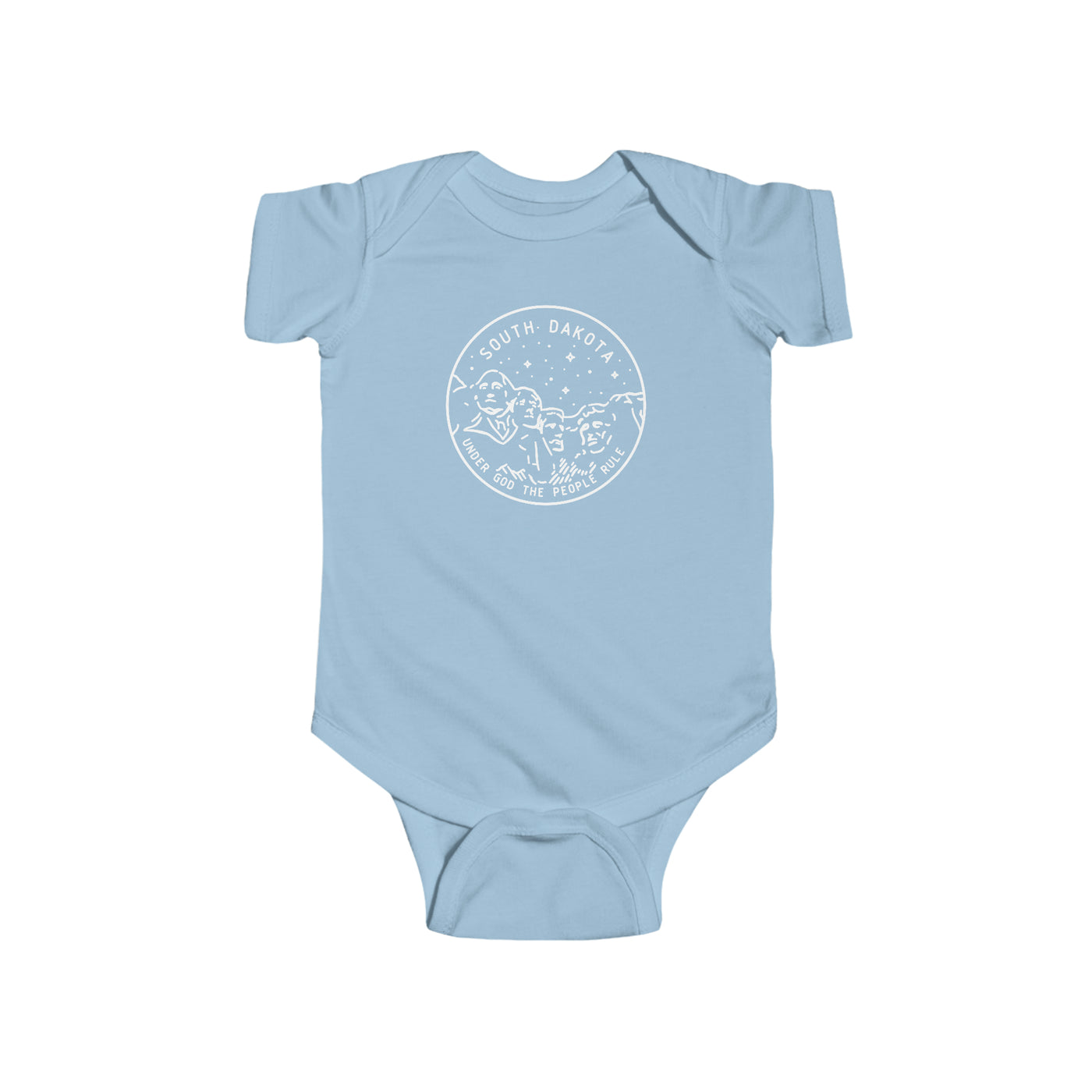 South Dakota State Motto Baby Bodysuit