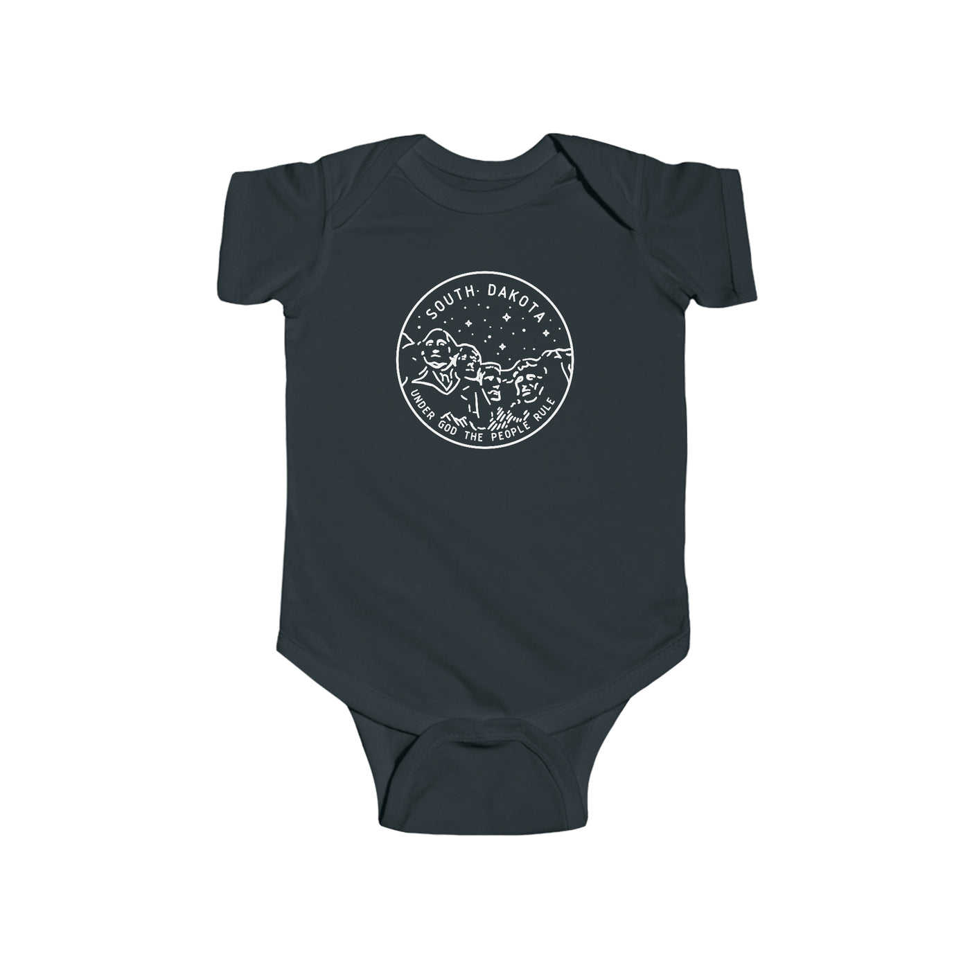 South Dakota State Motto Baby Bodysuit