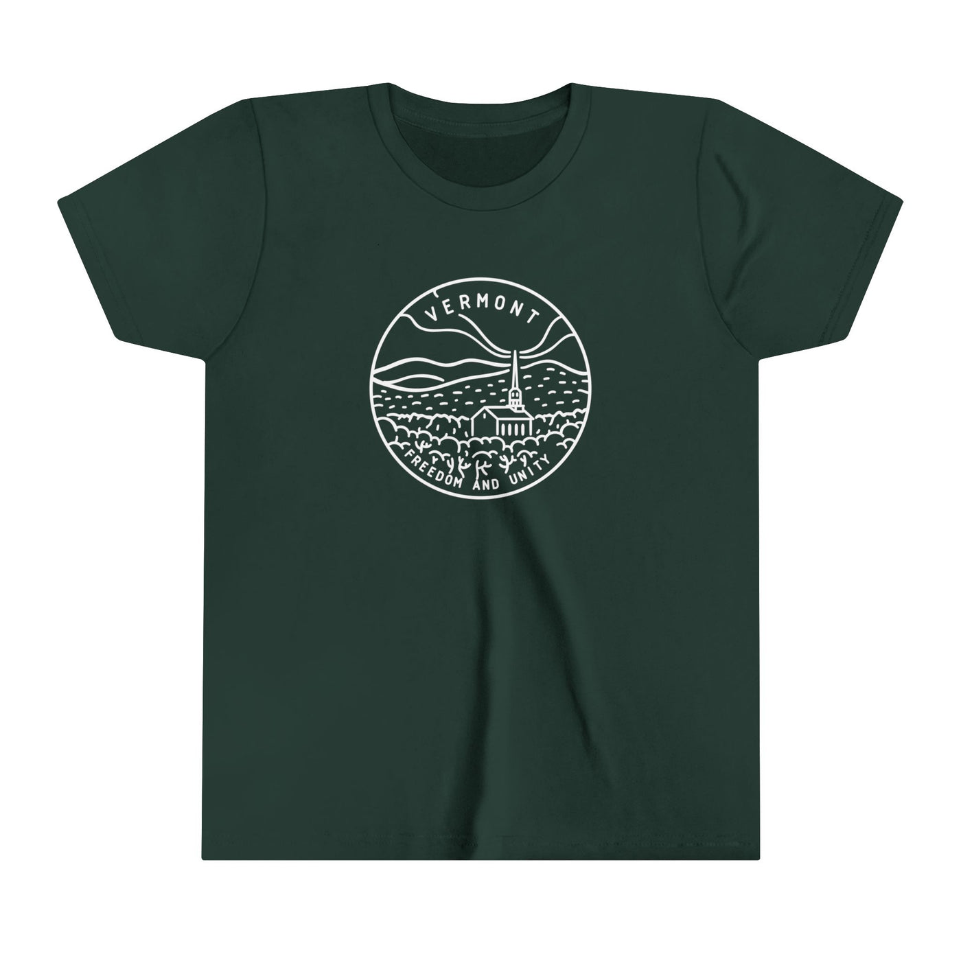 Vermont State Motto Kids T-Shirt