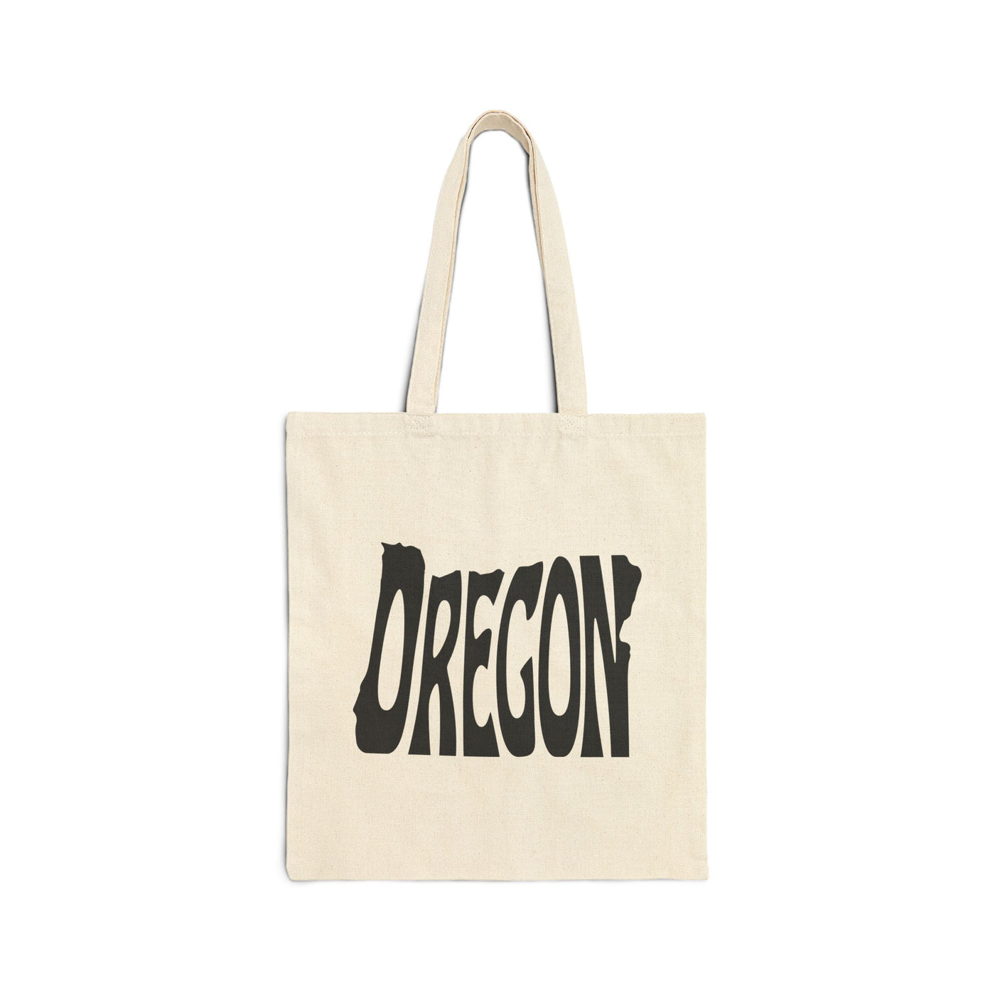 Oregon State Shape Tote Bag Natural / 15" x 16" - The Northwest Store