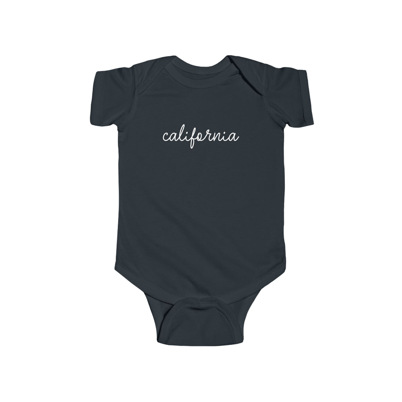 California Script Baby Bodysuit Black / NB (0-3M) - The Northwest Store