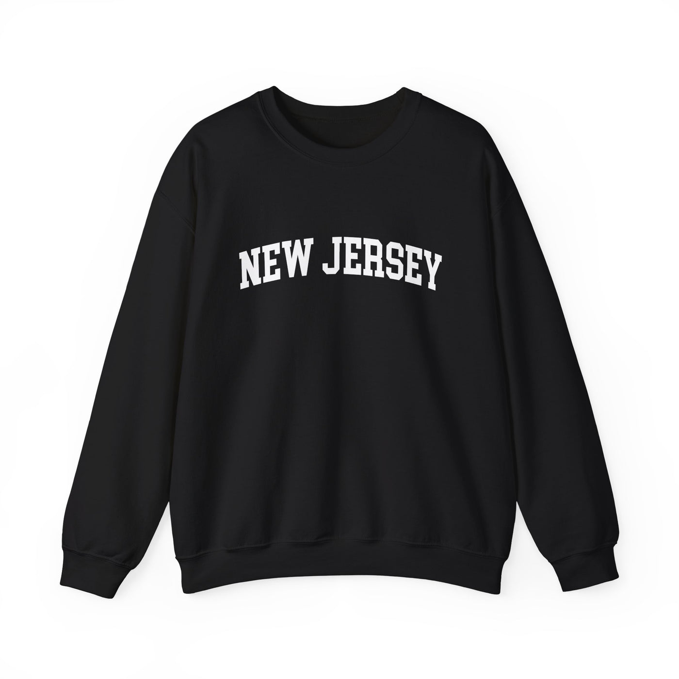 New Jersey Varsity Crewneck Sweatshirt S / Black - The Northwest Store