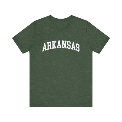 Arkansas Varsity Unisex T-Shirt Heather Forest / XS - The Northwest Store