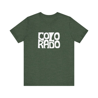 Colorado State Shape Unisex T-Shirt Heather Forest / XS - The Northwest Store