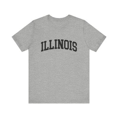 Illinois Varsity Unisex T-Shirt Athletic Heather / XS - The Northwest Store