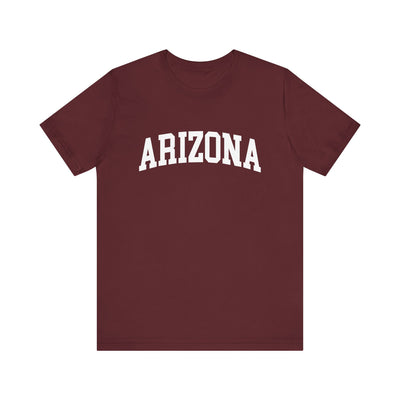 Arizona Varsity Unisex T-Shirt Maroon / XS - The Northwest Store