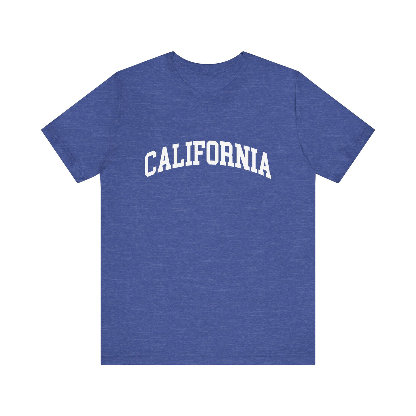 California Varsity Unisex T-Shirt Heather True Royal / XS - The Northwest Store