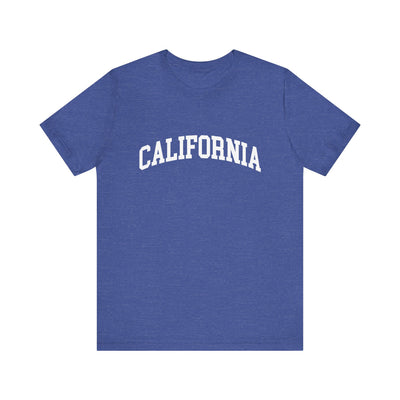 California Varsity Unisex T-Shirt Heather True Royal / XS - The Northwest Store