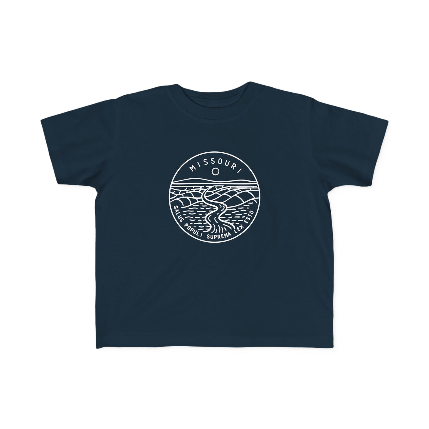 Missouri State Motto Toddler Tee Navy / 2T - The Northwest Store