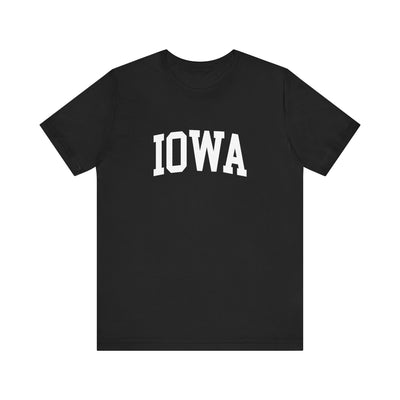 Iowa Varsity Unisex T-Shirt Black / XS - The Northwest Store