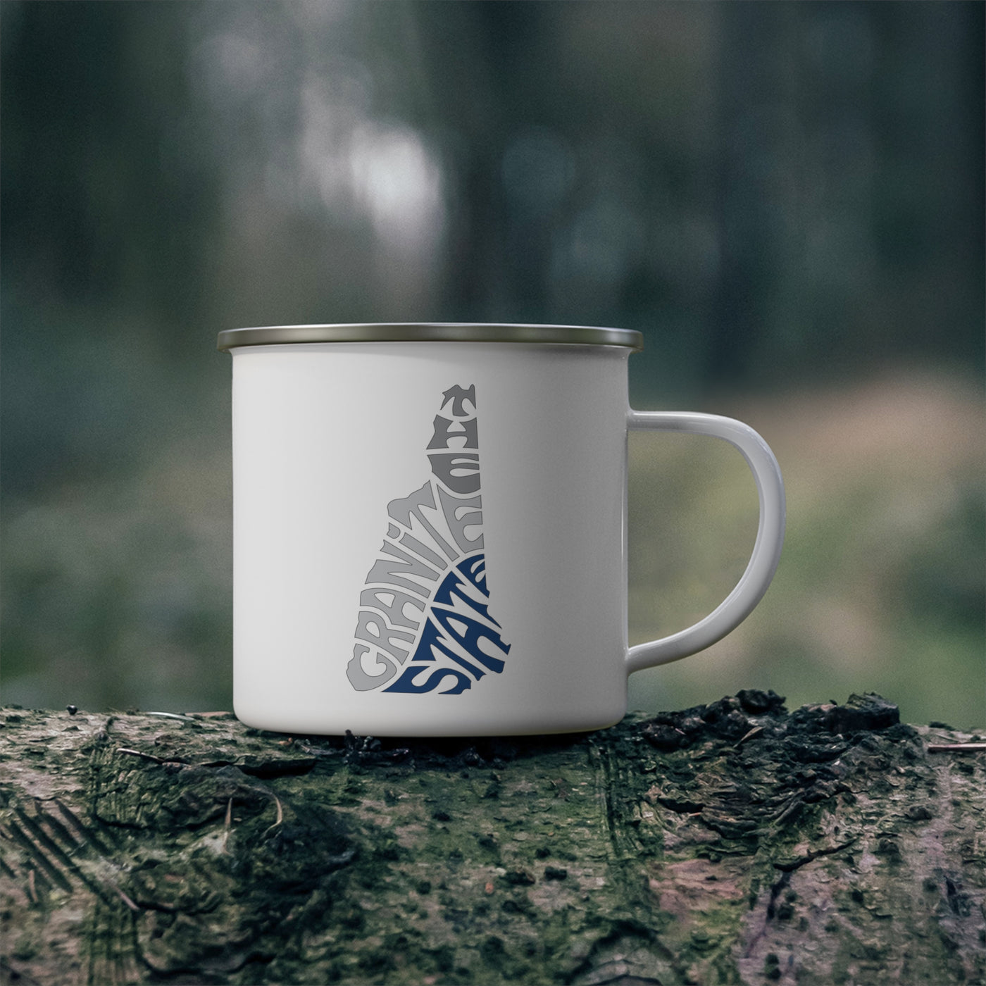 New Hampshire Nickname Enamel Camping Mug