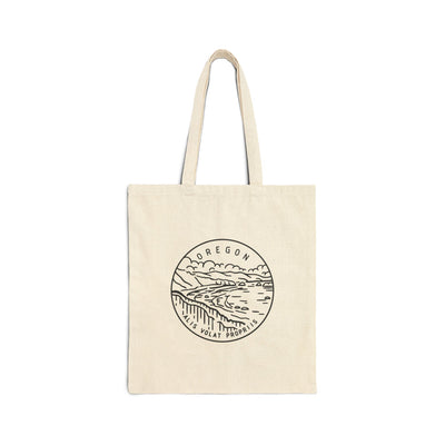 Oregon State Motto Tote Bag Natural / 15" x 16" - The Northwest Store