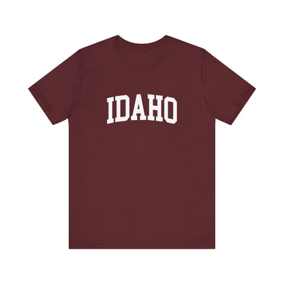 Idaho Varsity Unisex T-Shirt Maroon / XS - The Northwest Store