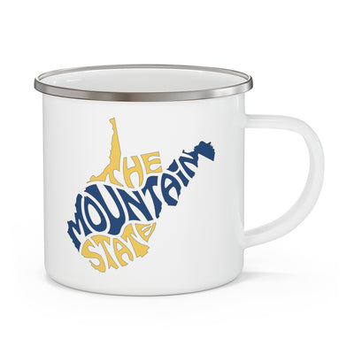 West Virginia Nickname Enamel Camping Mug