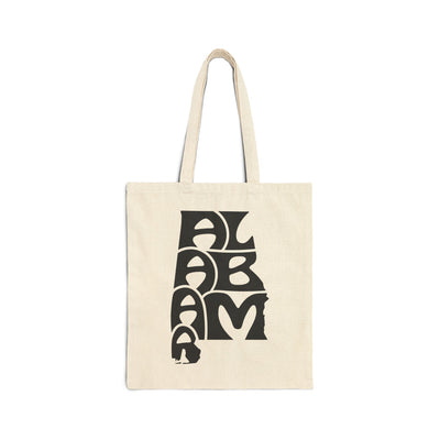 Alabama State Shape Tote Bag Natural / 15" x 16" - The Northwest Store