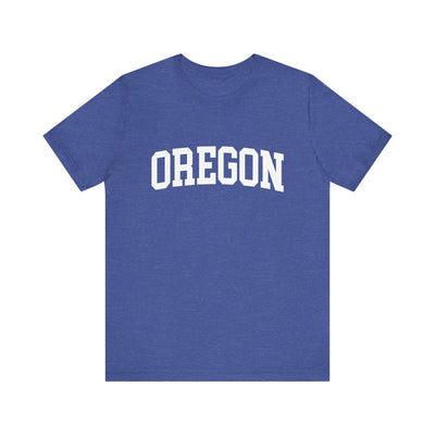 Oregon Varsity Unisex T-Shirt Heather True Royal / XS - The Northwest Store