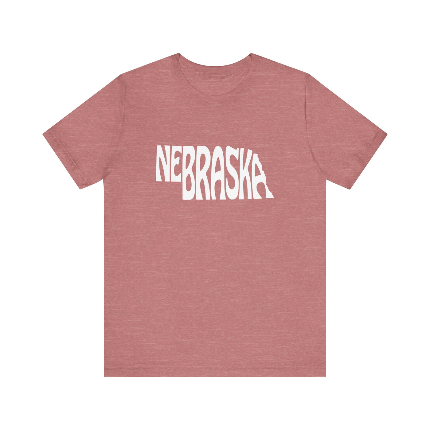 Nebraska State Shape Unisex T-Shirt