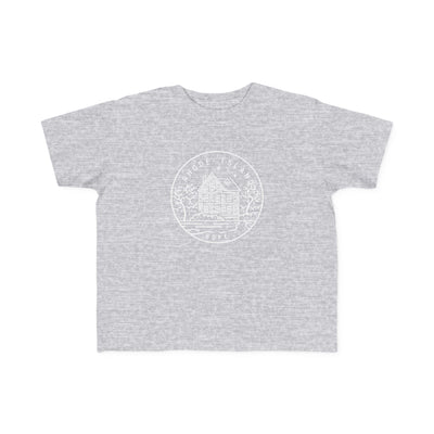 Rhode Island State Motto Toddler Tee Heather / 2T - The Northwest Store