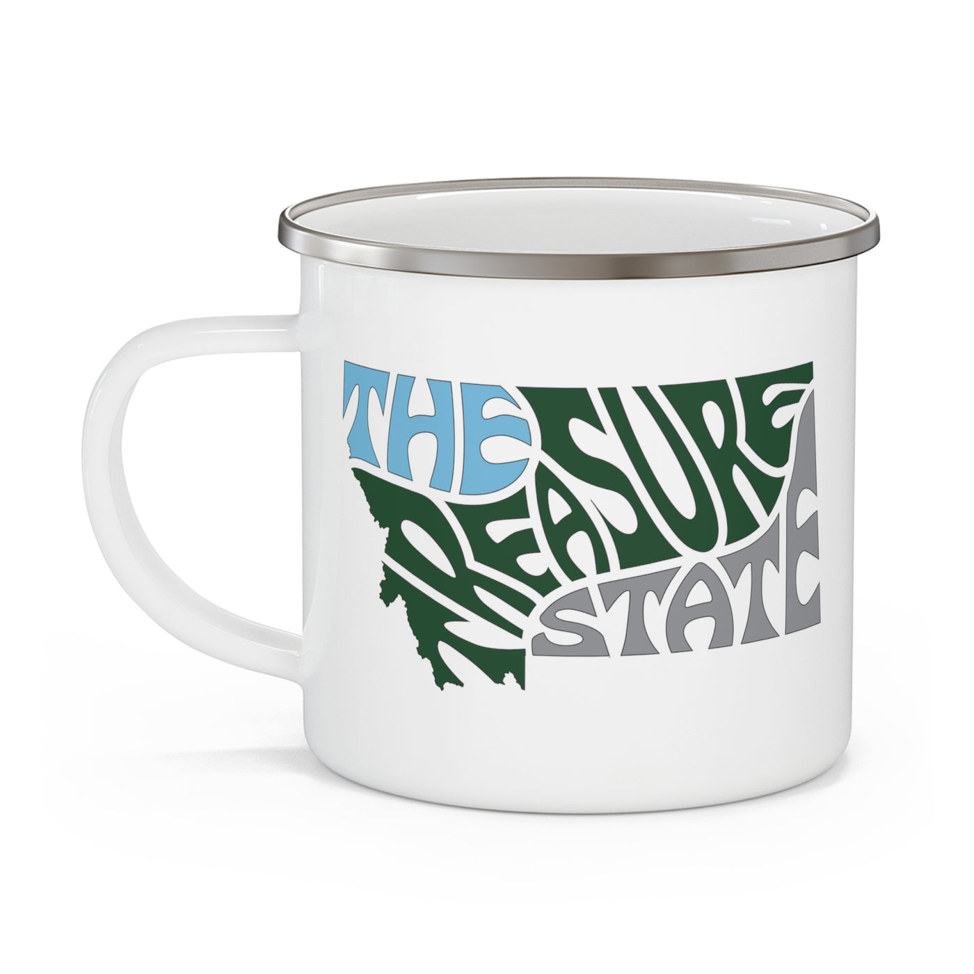 Montana Nickname Enamel Camping Mug