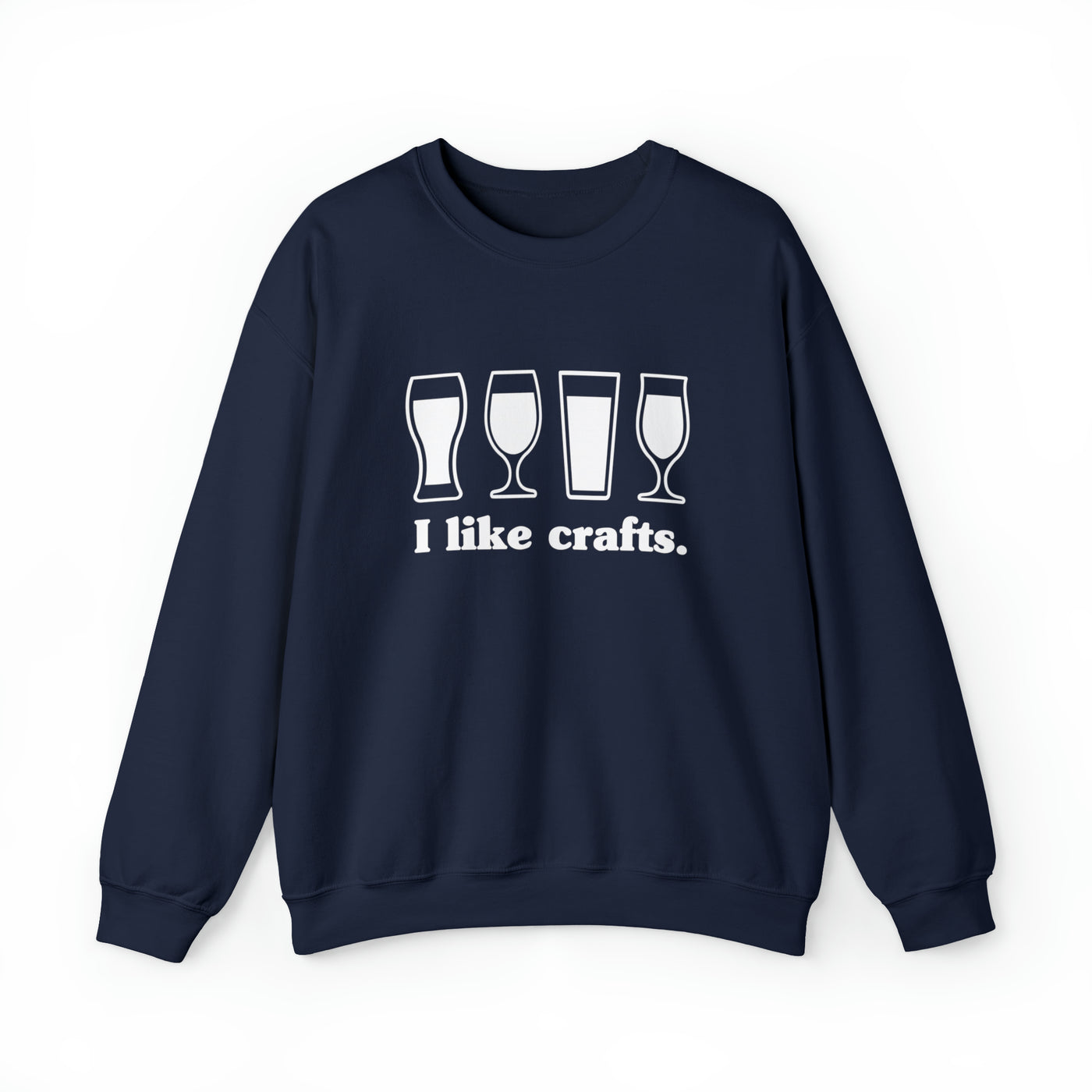 I Like Crafts Beer Crewneck Sweatshirt