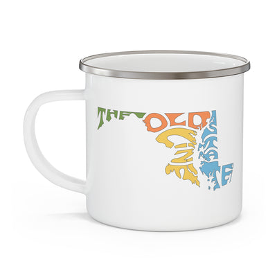 Maryland Nickname Enamel Camping Mug