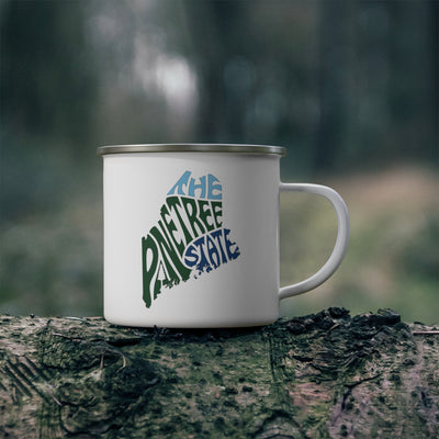 Maine Nickname Enamel Camping Mug