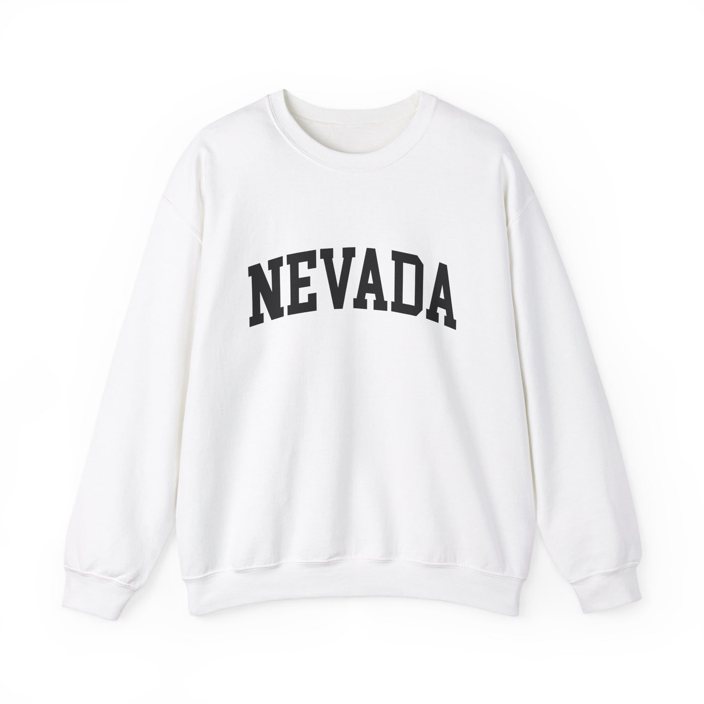 Nevada Varsity Crewneck Sweatshirt S / White - The Northwest Store