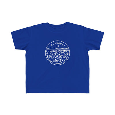 Missouri State Motto Toddler Tee Royal / 2T - The Northwest Store