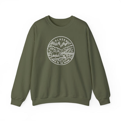 Alaska State Motto Crewneck Sweatshirt