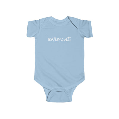 Vermont Script Baby Bodysuit