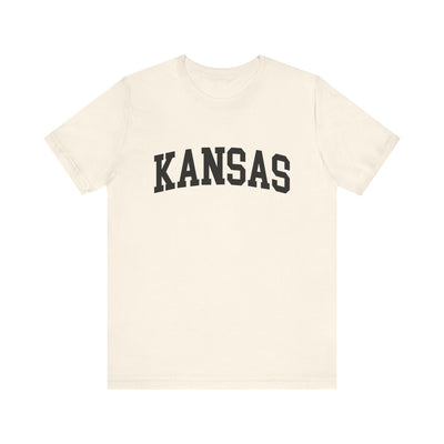 Kansas Varsity Unisex T-Shirt Natural / XS - The Northwest Store