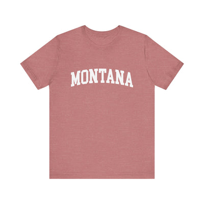 Montana Varsity Unisex T-Shirt Heather Mauve / XS - The Northwest Store