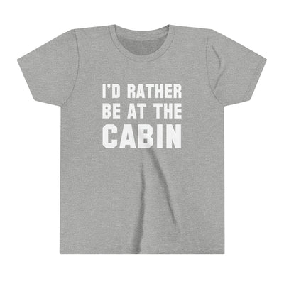 I'd Rather Be At The Cabin Kids T-Shirt