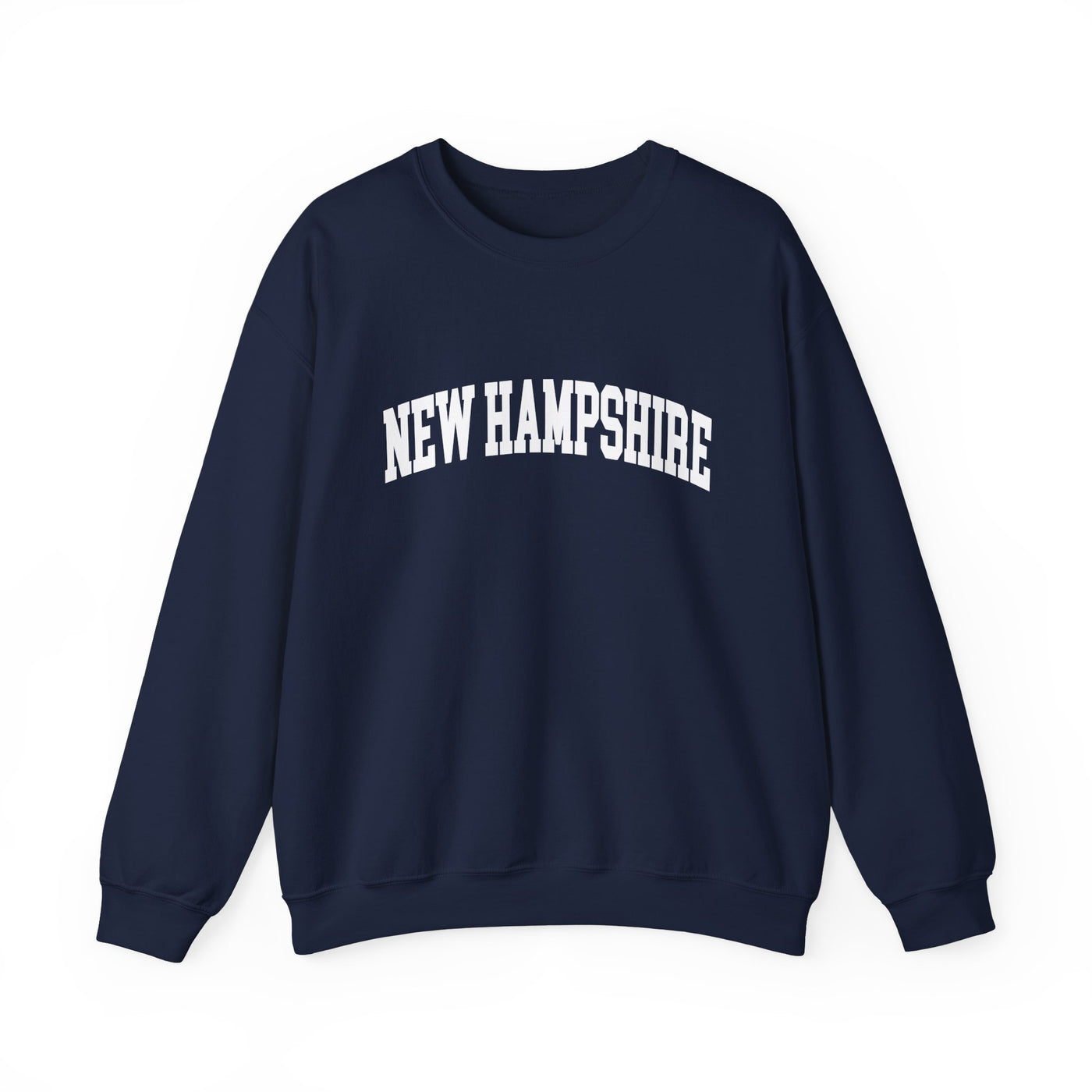 New Hampshire Varsity Crewneck Sweatshirt S / Navy - The Northwest Store