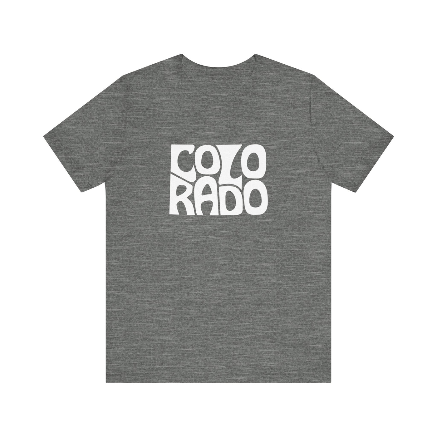 Colorado State Shape Unisex T-Shirt Deep Heather / XS - The Northwest Store