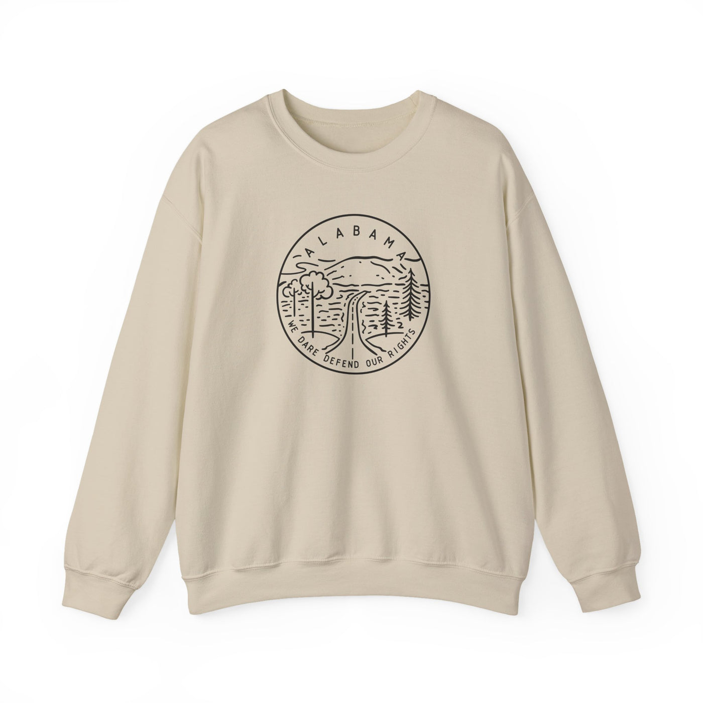 Alabama State Motto Crewneck Sweatshirt