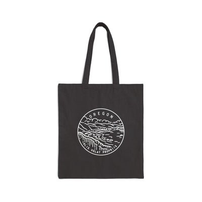 Oregon State Motto Tote Bag Black / 15" x 16" - The Northwest Store