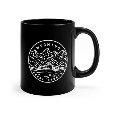 State Of Wyoming Ceramic Mug
